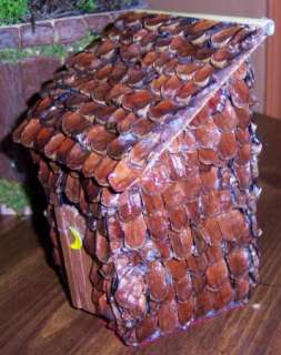 PINE CONE OUTHOUSE DECOR BATHROOM PIONEER RUSTIC #10693  