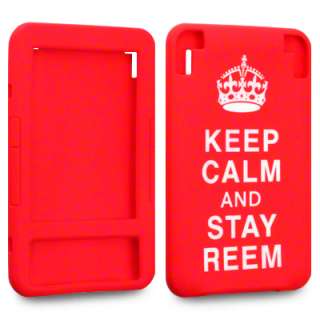 KEEP CALM AND STAY REEM RUBBER CASE FOR  KINDLE 3  