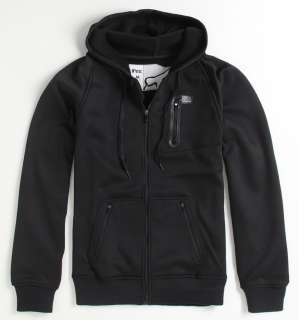   Black Fleece Zip Hoodie Sweatshirt tech Jacket New NWT  