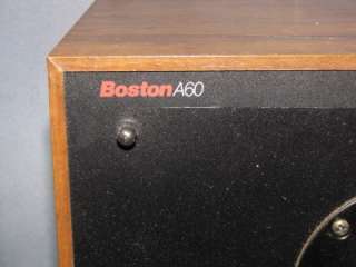 Vintage Boston Acoustics A60 Speakers WORKING  