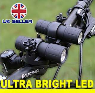 NEW ULTRA BRIGHT LED OFF ROAD BIKE TWIN LAMPS LIGHTS  