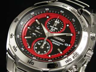 Seiko Men Daytona F1 Racer Chronograph Monster Watch Snd701 Snd701p1 