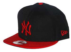   Casquette NEW ERA Cap ** Snapback ** New York Yankees ** Black / Red