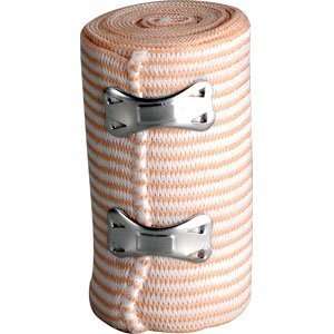  First Aid Only M698 Elastic Bandage w/2 Fasteners, 3 inch 