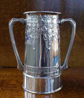Stunning Liberty & Co Tudric Pewter Loving Cup by David Veazey 010 