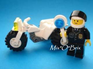 LEGO CITY Police Officer & White Quad Bike / Tricycle  