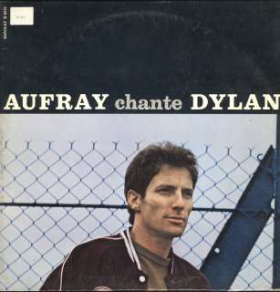   Hugues Aufray  Chante Dylan LP VG++/NM Canada Barclay
