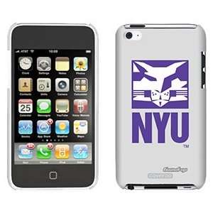    NYU Logo Bobcat on iPod Touch 4 Gumdrop Air Shell Case Electronics
