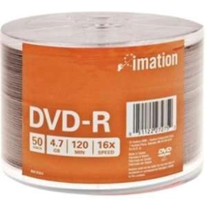    Selected DVD R 4.7GB 50pk shrinkwrapped By Imation Electronics