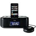ILUV iPod® Compatible Dual Alarm Clock with Bed Shaker   Black  