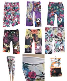 Sexy Legs Floral Graphics Fashion Leggings (LGP48)  