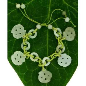  Gift   Cancer Astrology Handmade Jade Bracelet Embellished with Jade 