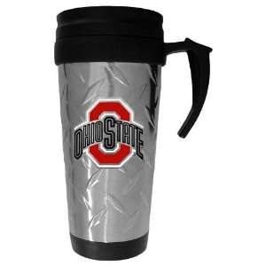   Ohio State Buckeyes NCAA Diamond Plate Travel Mug