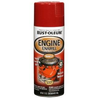   Ounce 500 Degree Engine Enamel Spray Paint, Ford Red