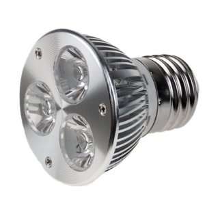  E27 3W White 3 LED Spotlight Bulb Light Lamp 85V to 240V 