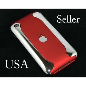 DUAL TONE SILVER CHROME CASE COVER SKIN FLUX APPLE FOR 