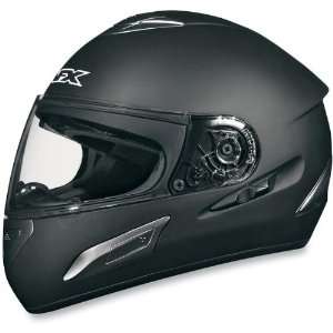   100 Full Face Motorcycle Helmet w/Inner Shield Flat Black Automotive