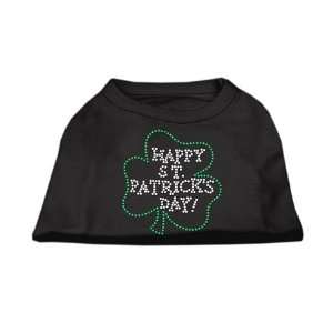   Happy St Patricks Day Rhinestone Shirts Black Xl (16)