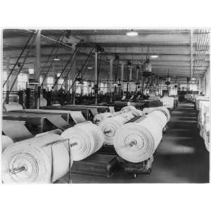 Finishing room,Massachusetts Cotton Mills,Pepperell Manufacturing Co 