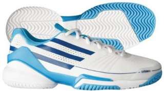  adidas adizero Feather Mens Tennis Shoe White/Royal Blue 