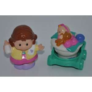   Stroller Replacement Figures   Fisher Price Little People Doll Toy