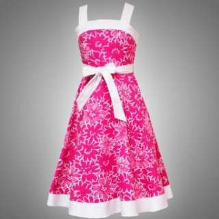   Flower FLORAL PRINT X BACK Special Occasion Flower Girl Party Dress