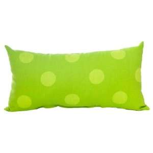 Road Trip Rectangular Green Dot Pillow