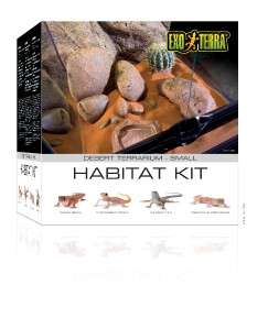 Exo Terra Reptile Terrarium Desert Habitat Kit 12x12x12  