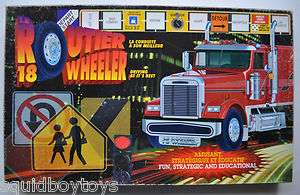 18 WHEELER / LE ROUTIER Trucking BOARD GAME 1994 Truck Driving Quebec 