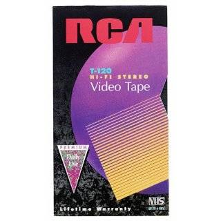 RCA T 120H VHS Video Cassette 120 Minutes (1 Pack)
