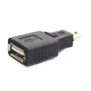  USB A Female to Mini USB B 5 Pin Male Adapter Converter 