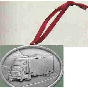  18 Wheeler Truck Pewter Ornament