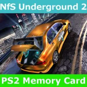 Need for Speed Underground 2 NfS New PS2 Memory Card  