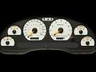 96 98 MUSTANG GT WHITE FACED EL GLOW GAUGE INSERT (Fits 1996 Ford 
