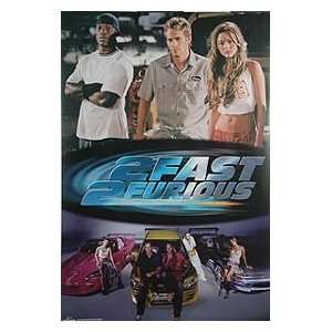  2 FAST 2 FURIOUS MOVIE POSTER