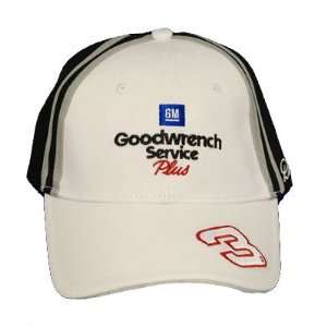 DALE EARNHARDT SR GOODWRENCH WHITE # 3 CAP HAT NASCAR 