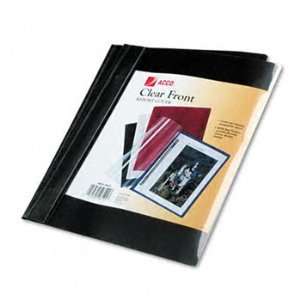 26101   Vinyl Report Cover, Prong Clip, Letter, 1/2 Capacity, Clear 