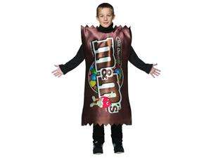      M&M Chocolate Candy Plain Wrapper Tunic Child Costume 7 10
