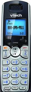 VTech DS6151 DECT 6.0 Cordless Phone, Silver / Black, 1 Handset 