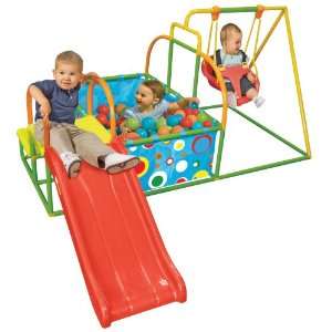  Toddler Swing Set, Slide & Ball Pit Activity Gym Toys 