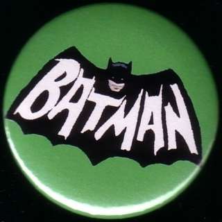 BATMAN 60s TV LOGO 2.25 pin button badge magnet ADAM WEST 1967 ROBIN 