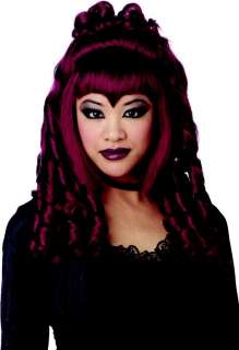 Gothic Punk Rock Sexy Dracula Vampira Women Costume Wig
