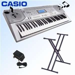  Casio CTK 800 Music Keyboard Kit with Stand and AC Adapter 