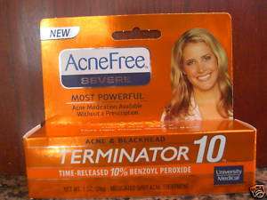 AcneFree Severe Terminator 10 Acne Treatment Blackheads  