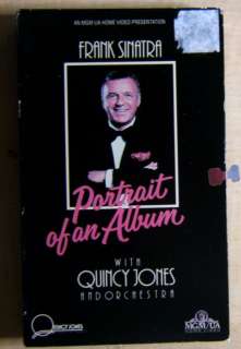 Frank Sinatra PORTRAIT of an ALBUM Quincy Jones VHS  