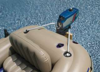 INTEX Seahawk II Inflatable Boat/Raft Set & Motor Mount Kit  