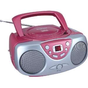   Portable CD Player with AM/FM Radio Boombox  Players & Accessories