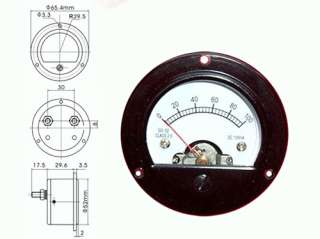 100 mA Panel Meter for Tube Amplifier 300B 211 845  