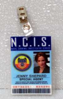NCIS TV Series ID Badge Special Agent Jenny Shepard  