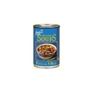 Amys Kitchen Organic Pasta & 3 Bean Soup (12x14.1 OZ)  